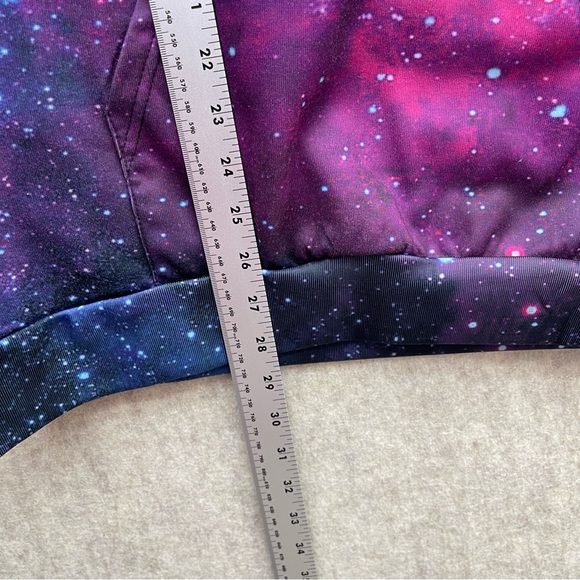 Women's Hooded Sweatshirt Galaxy Universe Pattern XL - Picture 10 of 10